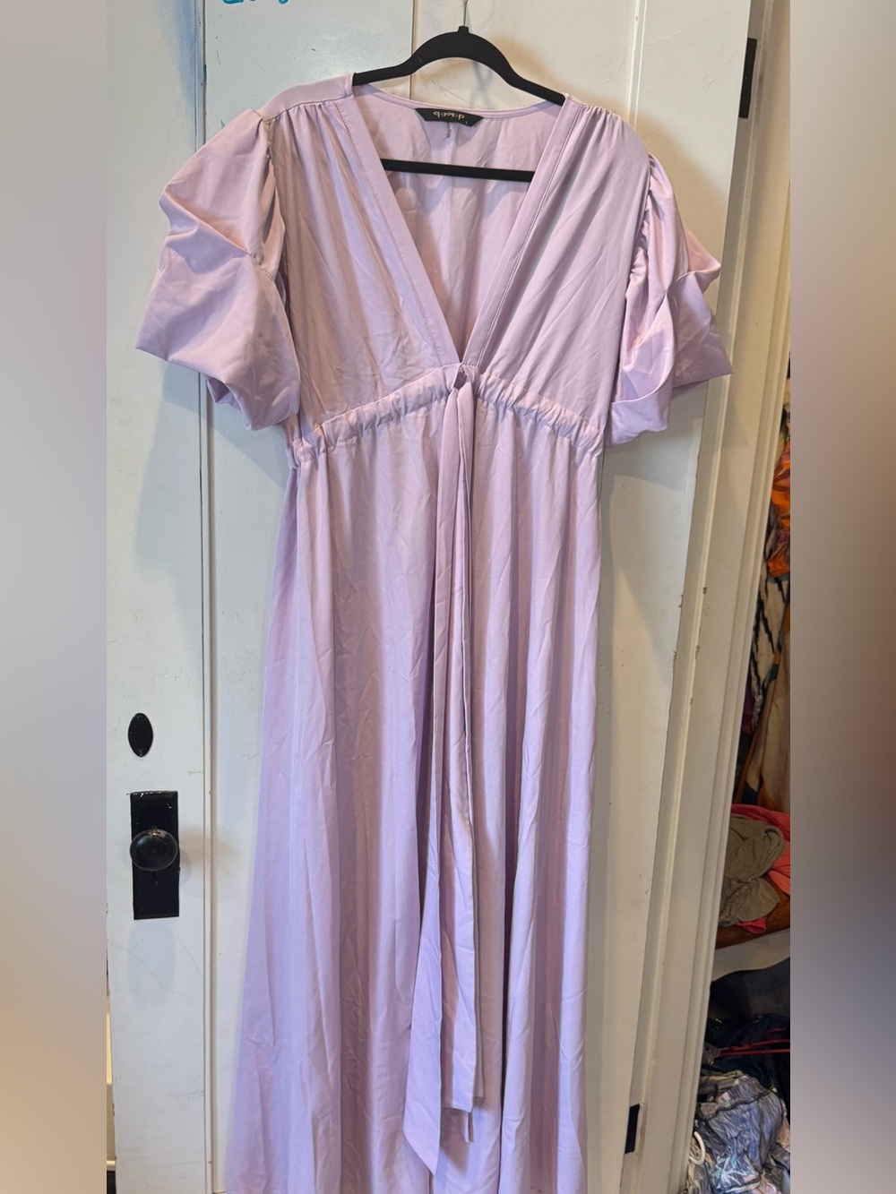 Women’s Lavender Maxi Sleep Gown - Lightweight Lounge Dress